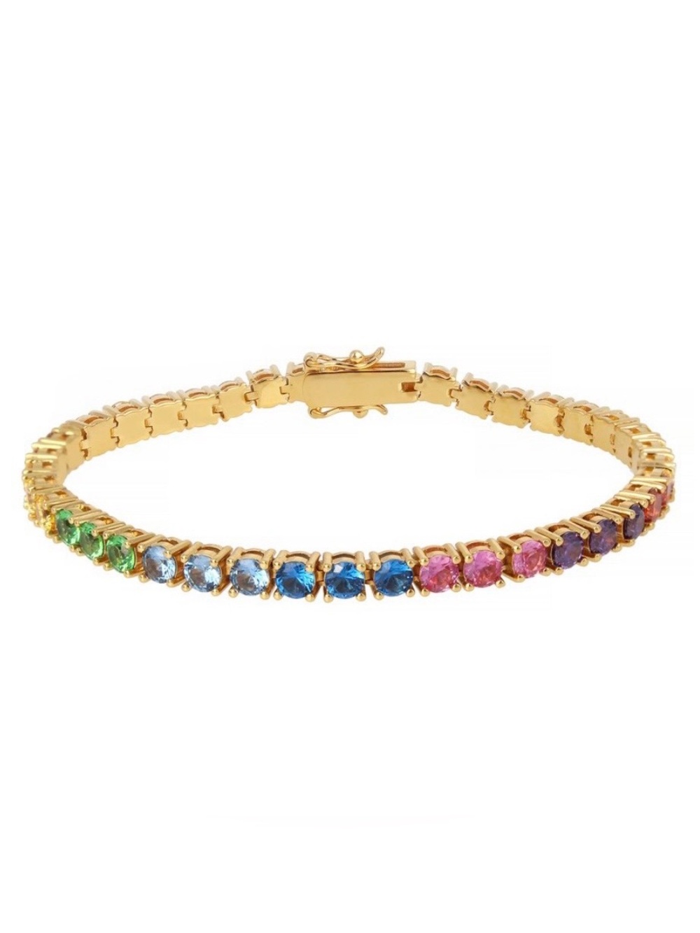 Kurt Geiger Tennis Bracelet (Rainbow)